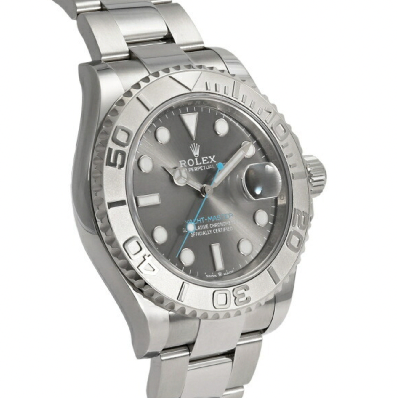 ROLEX YACHT-MASTER 126622 RHODIUM DIAL PLATINUM BEZEL 2021 BOX & PAPER