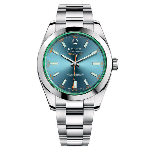 Rolex Milgauss 116400GV blue dail 2019