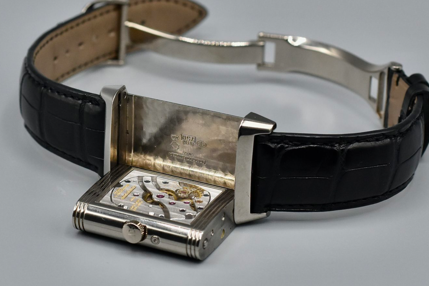 F.JAEGER LECOULTRE REVERSO SUN MOON REF. 270.3.63 BOX AND PAPERS 2005