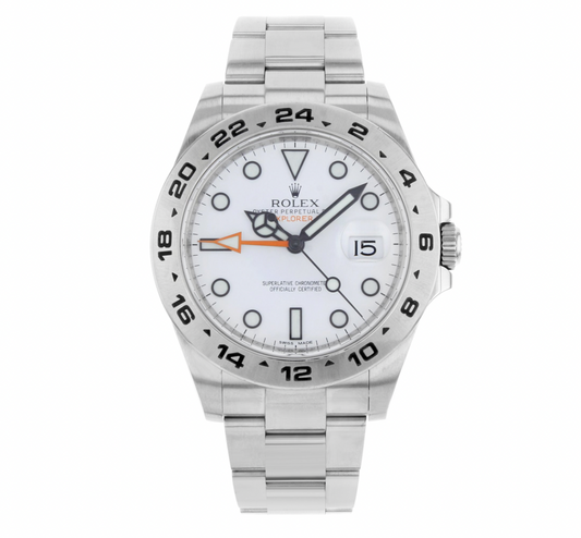 ROLEX POLAR EXPLORER II 226570 WHITE DIAL 42MM 2021 B&P